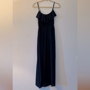 Navy Cami Spaghetti Strap Maxi Dress